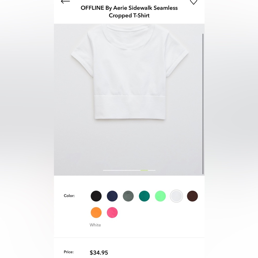 aerie athletic t shirt